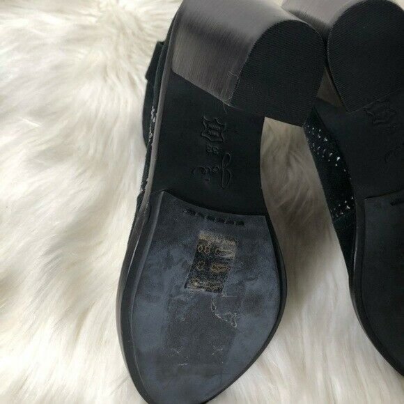 NEW Joie Monte Studded Suede Pull On Booties Ankle Boots Size 38 - Picture 10 of 12